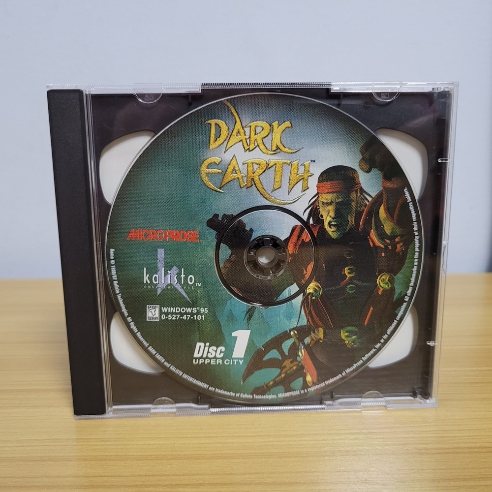 Dark Earth (PC Windows 95, 1996) CD ROM 2 game discs